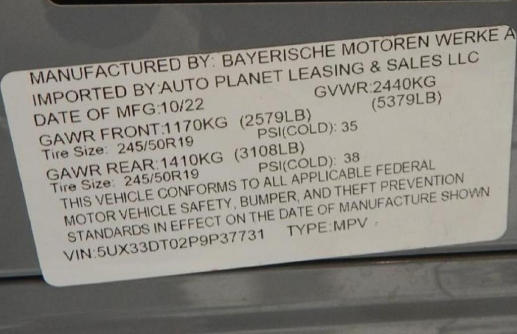 used 2023 BMW X4 car, priced at $35,885