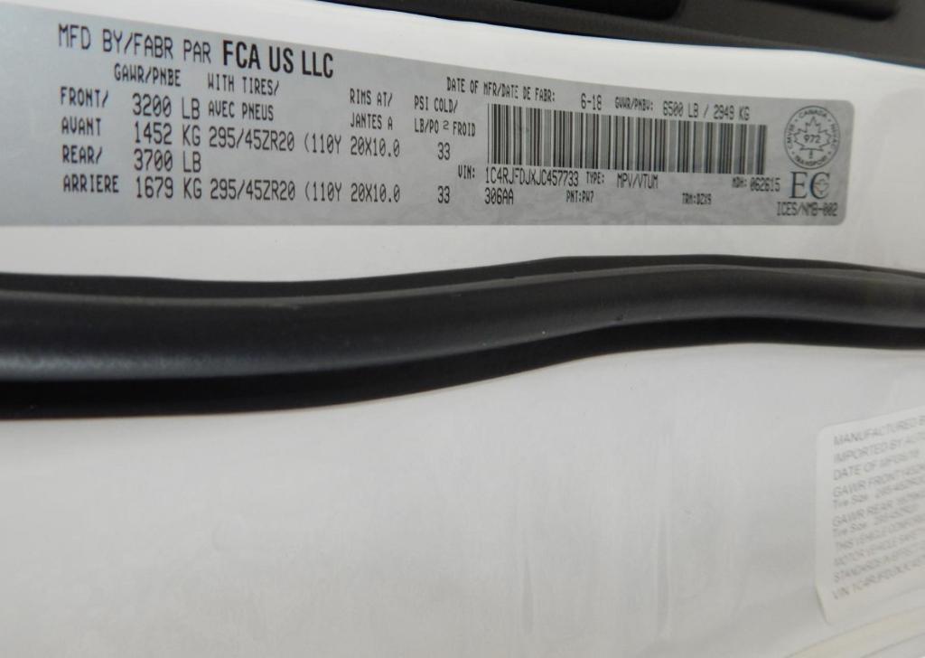 used 2018 Jeep Grand Cherokee car, priced at $35,995