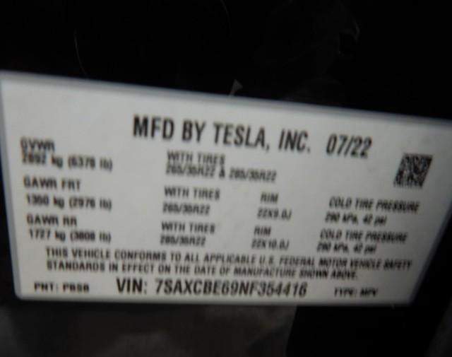 used 2022 Tesla Model X car, priced at $61,721