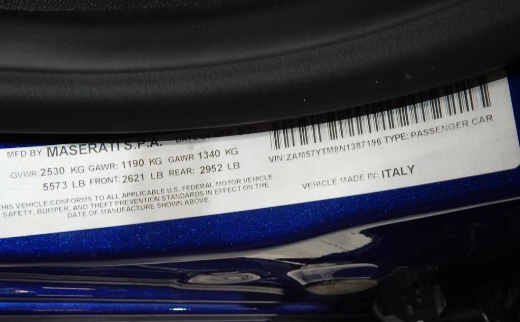 used 2022 Maserati Ghibli car, priced at $38,995