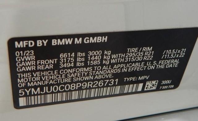 used 2023 BMW X5 M car, priced at $89,821