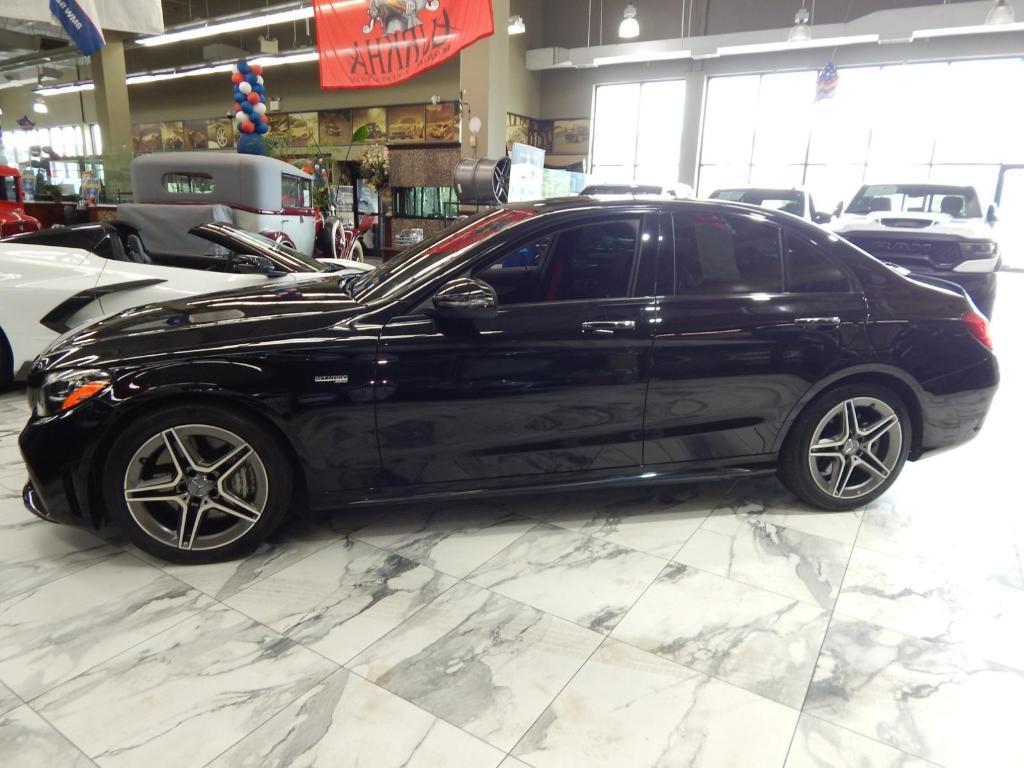 used 2021 Mercedes-Benz AMG C 43 car, priced at $30,989