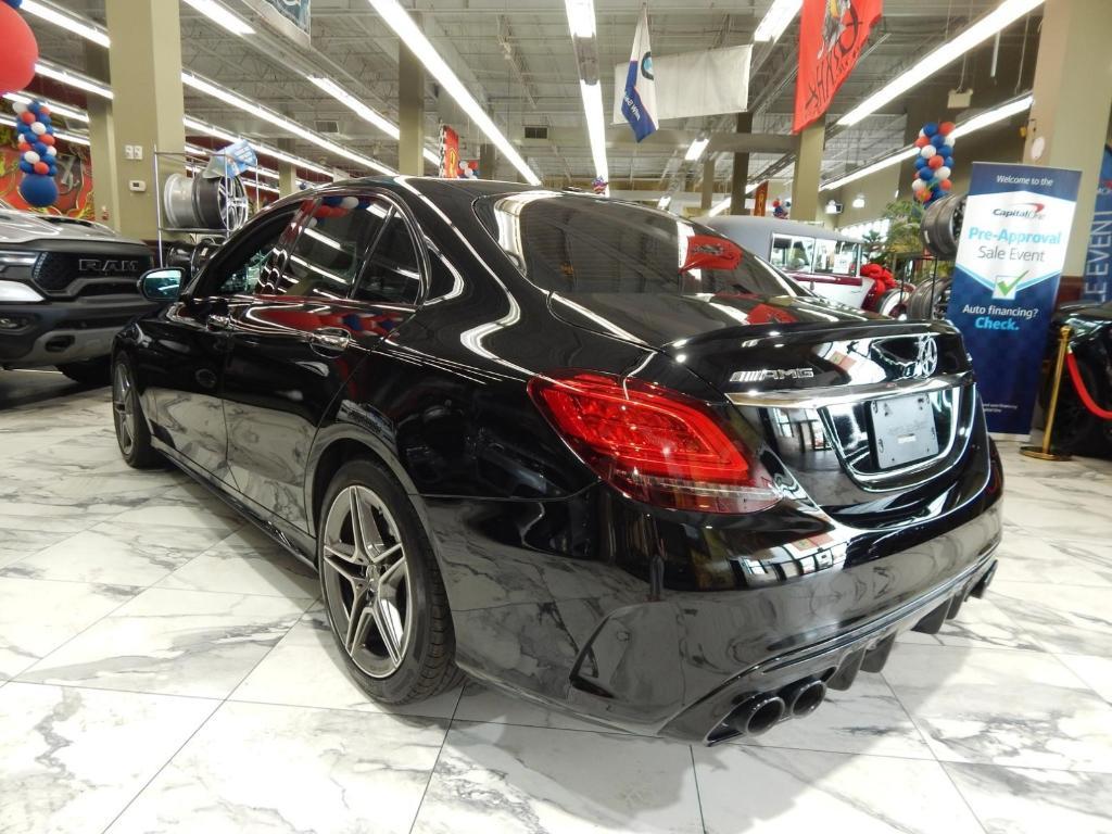 used 2021 Mercedes-Benz AMG C 43 car, priced at $30,989