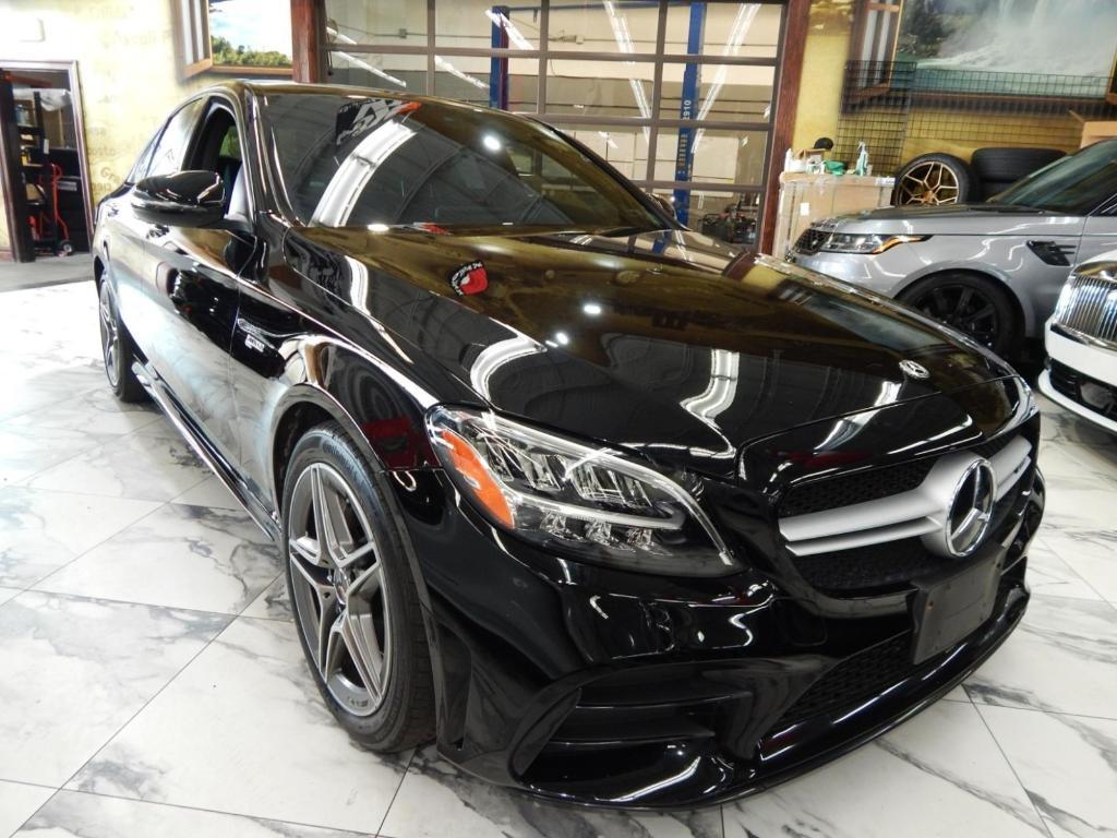 used 2021 Mercedes-Benz AMG C 43 car, priced at $30,989