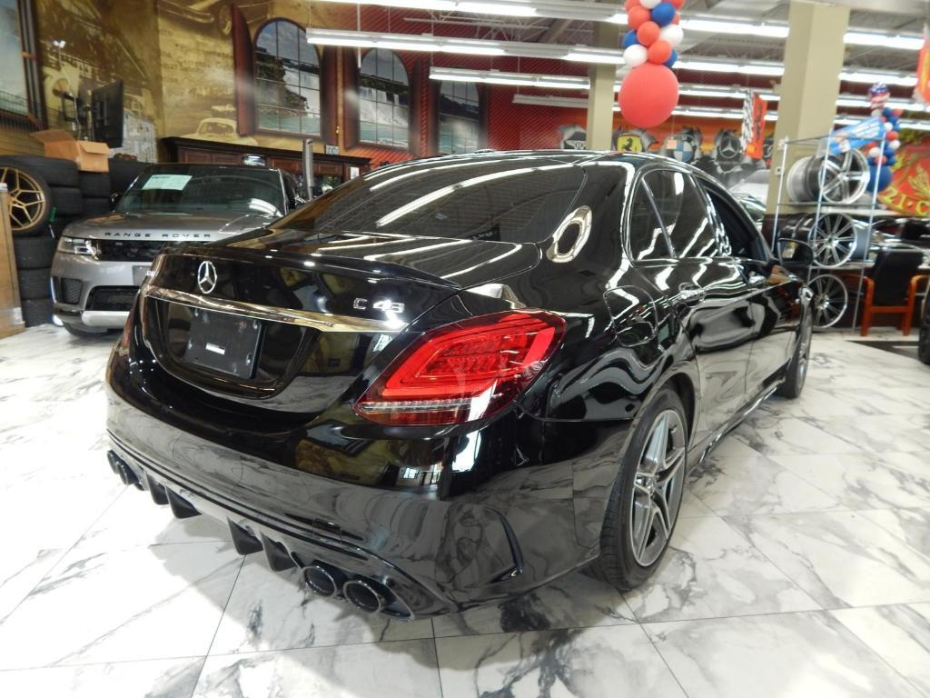 used 2021 Mercedes-Benz AMG C 43 car, priced at $30,989