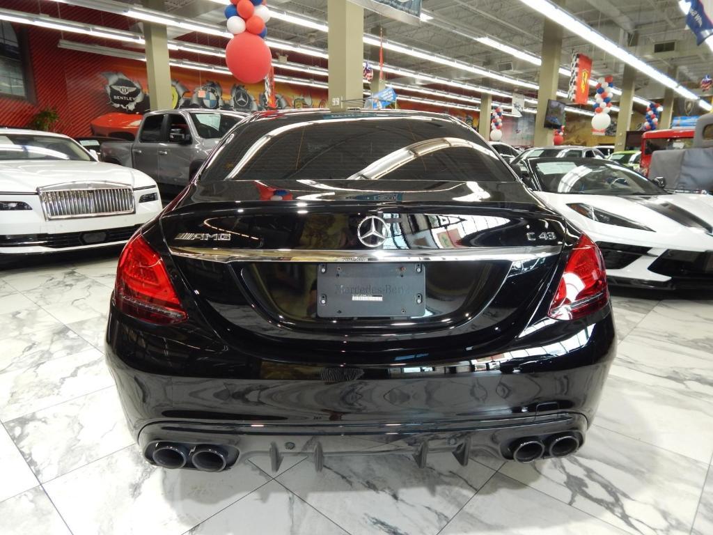 used 2021 Mercedes-Benz AMG C 43 car, priced at $30,989