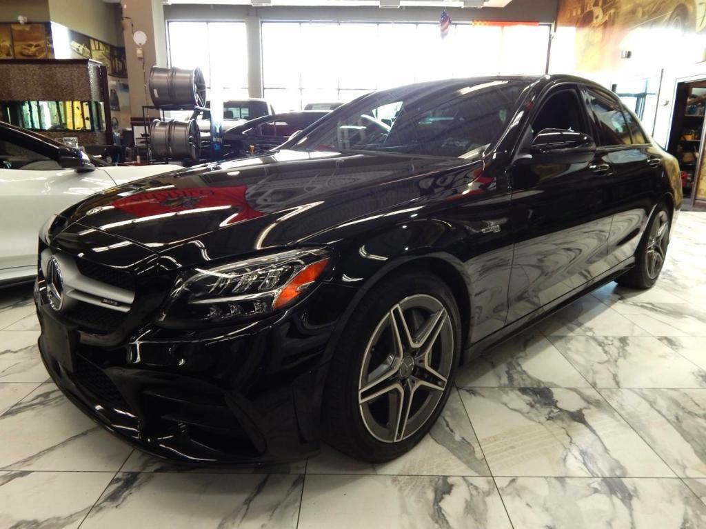 used 2021 Mercedes-Benz AMG C 43 car, priced at $30,989