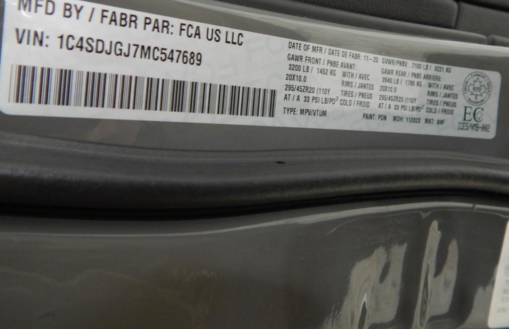 used 2021 Dodge Durango car, priced at $47,995