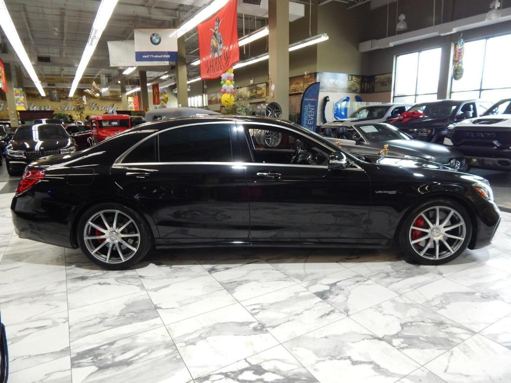 used 2018 Mercedes-Benz AMG S 63 car, priced at $49,895