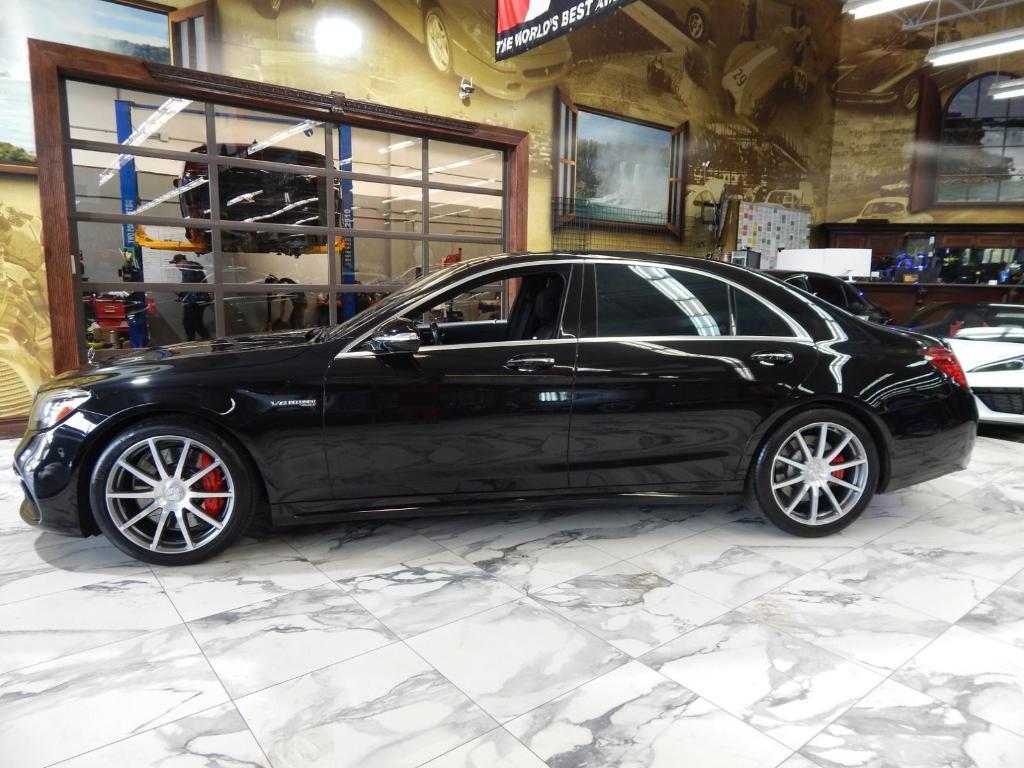 used 2018 Mercedes-Benz AMG S 63 car, priced at $49,895