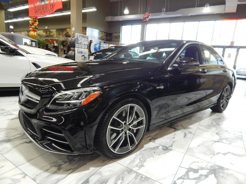 used 2020 Mercedes-Benz AMG C 43 car, priced at $31,995