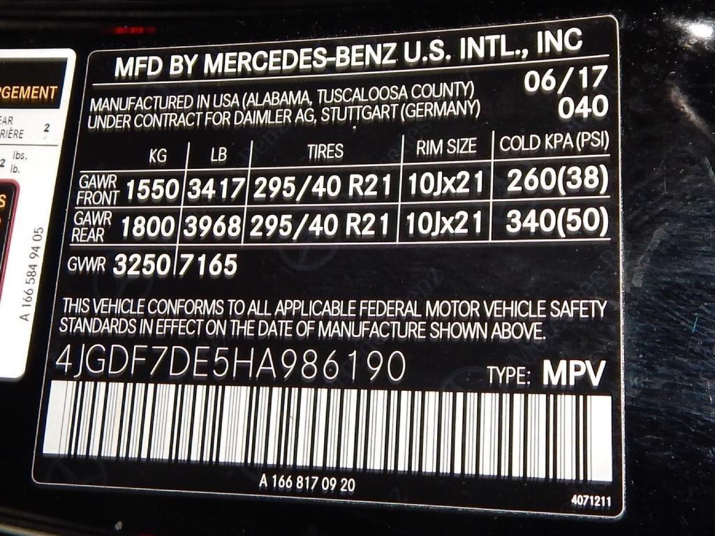 used 2017 Mercedes-Benz GLS 550 car, priced at $19,995