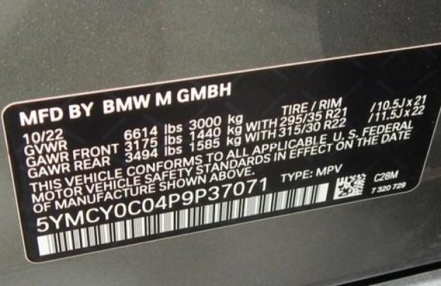 used 2023 BMW X6 M car, priced at $86,421