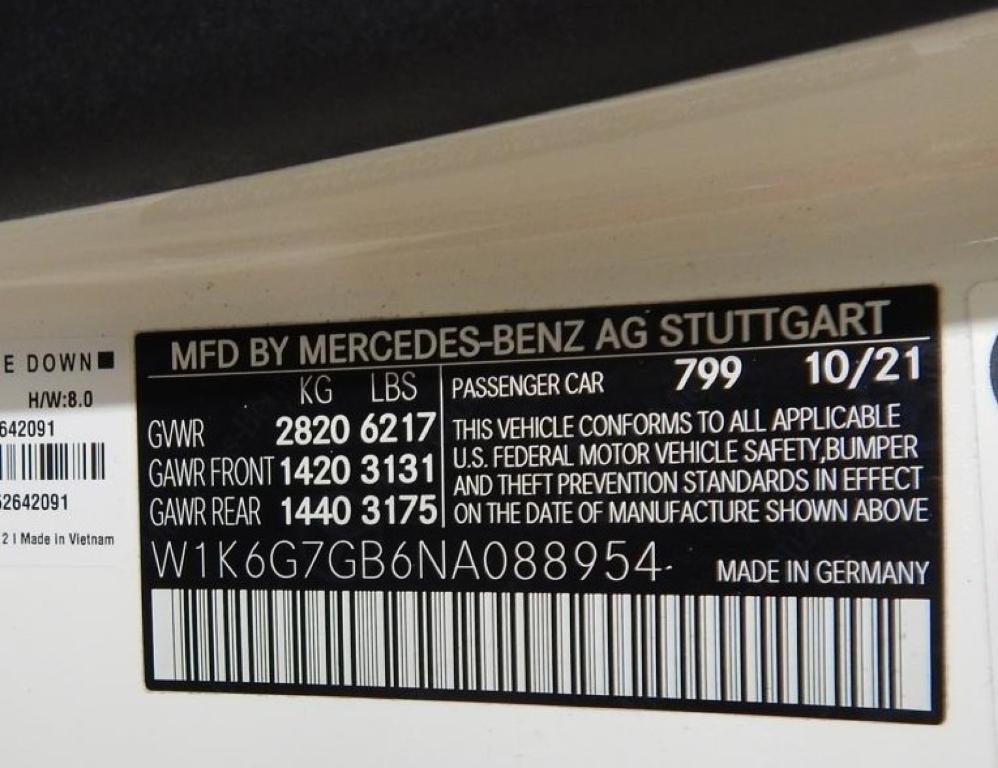 used 2022 Mercedes-Benz S-Class car, priced at $61,995