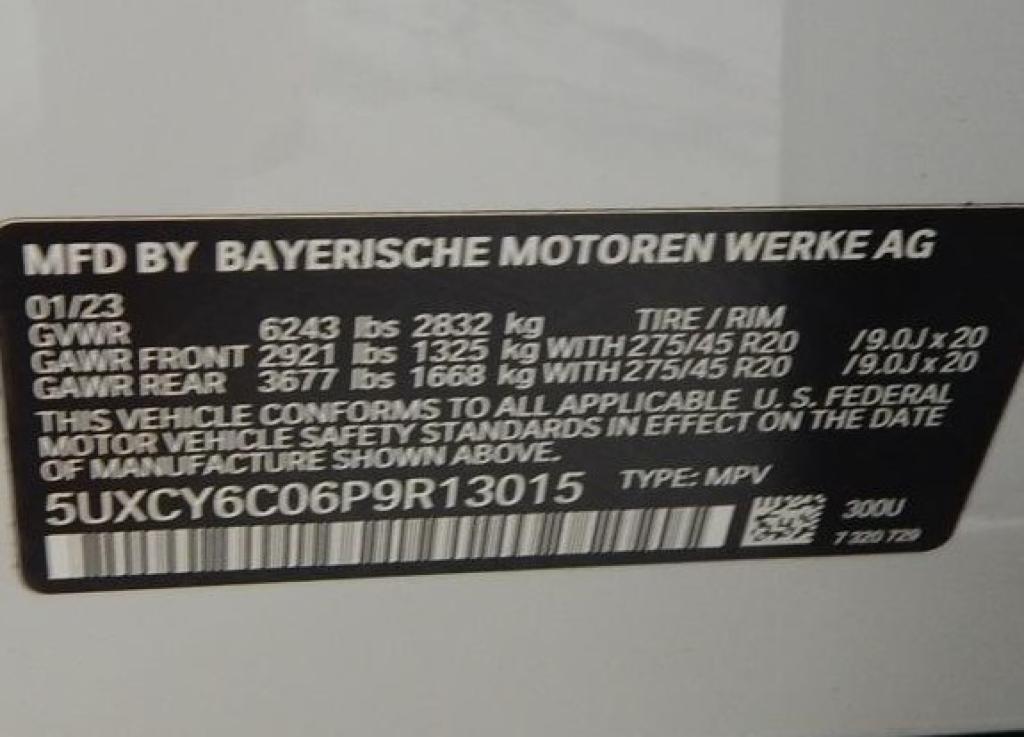 used 2023 BMW X6 car, priced at $55,995