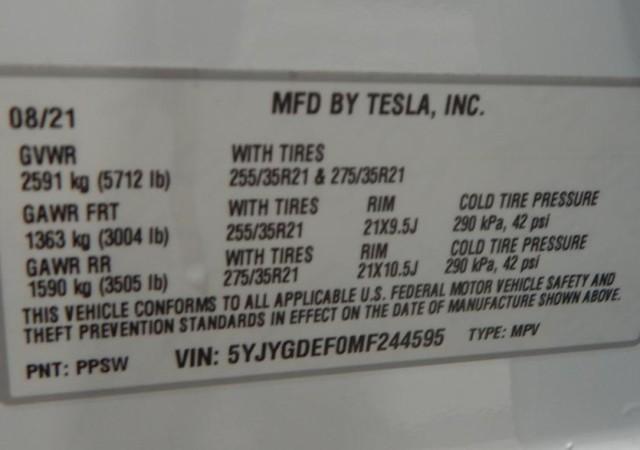 used 2021 Tesla Model Y car, priced at $27,921