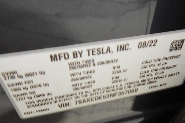 used 2022 Tesla Model X car, priced at $78,921