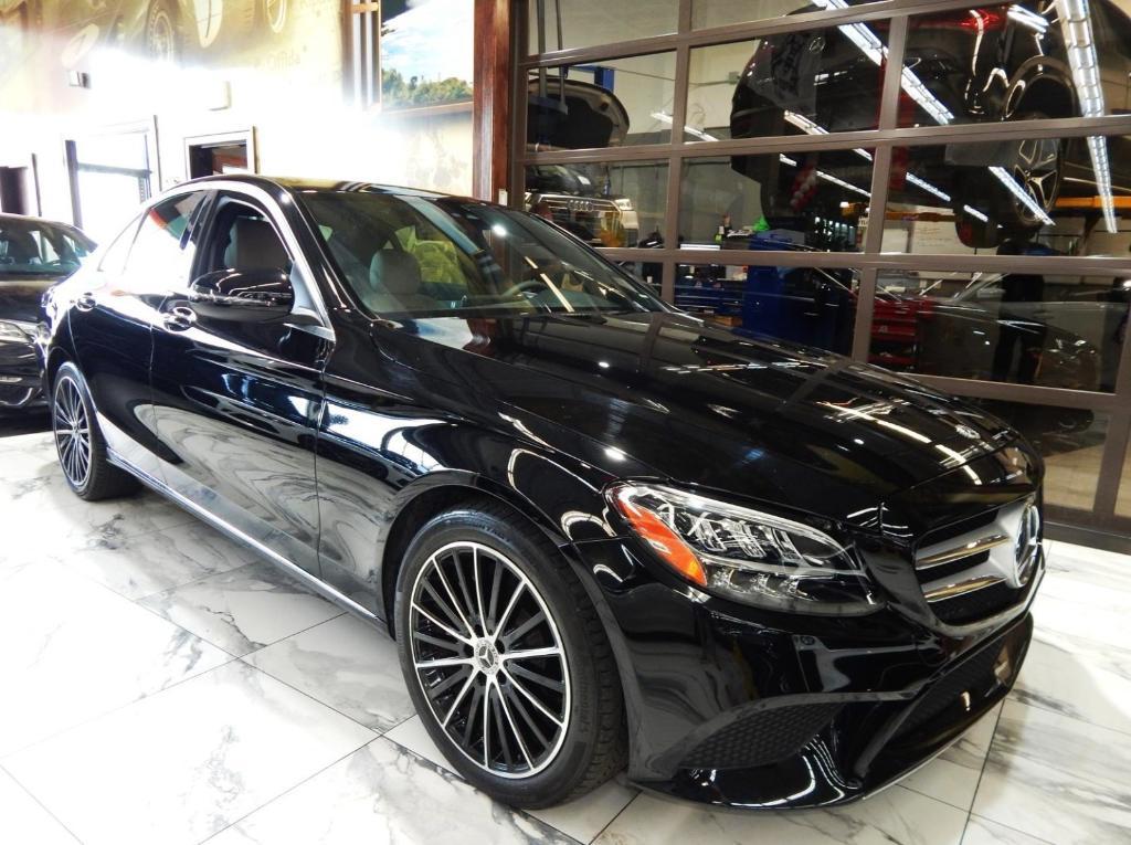 used 2021 Mercedes-Benz C-Class car, priced at $27,995