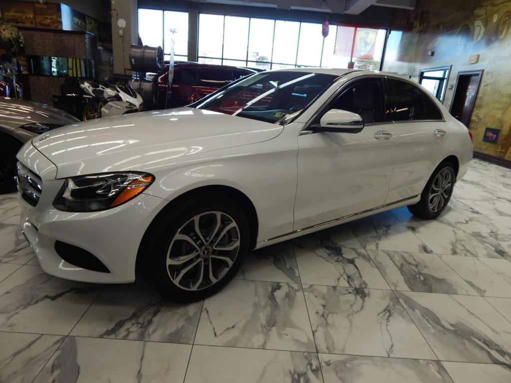 used 2018 Mercedes-Benz C-Class car, priced at $19,995