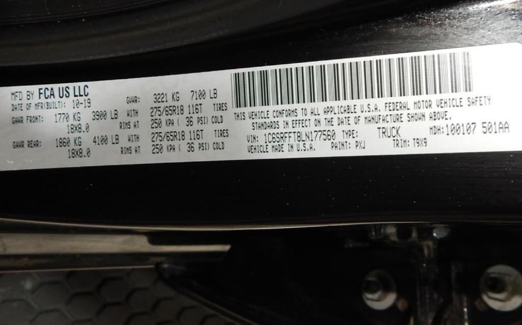 used 2020 Ram 1500 car, priced at $29,985