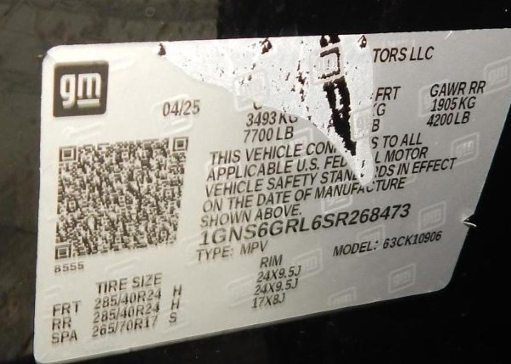 used 2025 Chevrolet Suburban car, priced at $85,995