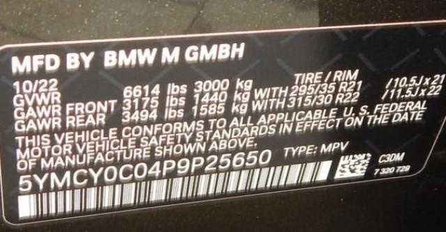 used 2023 BMW X6 M car