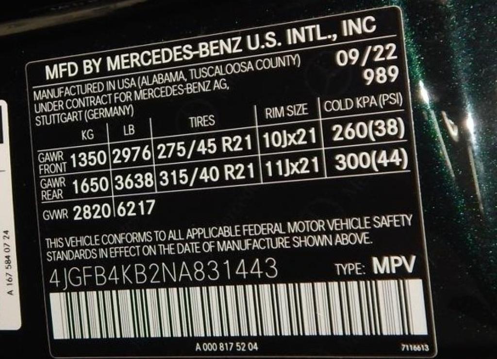 used 2022 Mercedes-Benz GLE 350 car, priced at $42,978