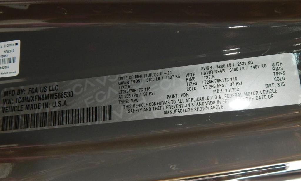 used 2021 Jeep Wrangler Unlimited car, priced at $35,998