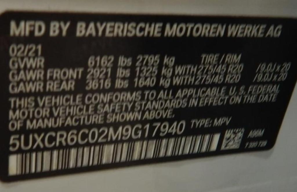 used 2021 BMW X5 car, priced at $33,895