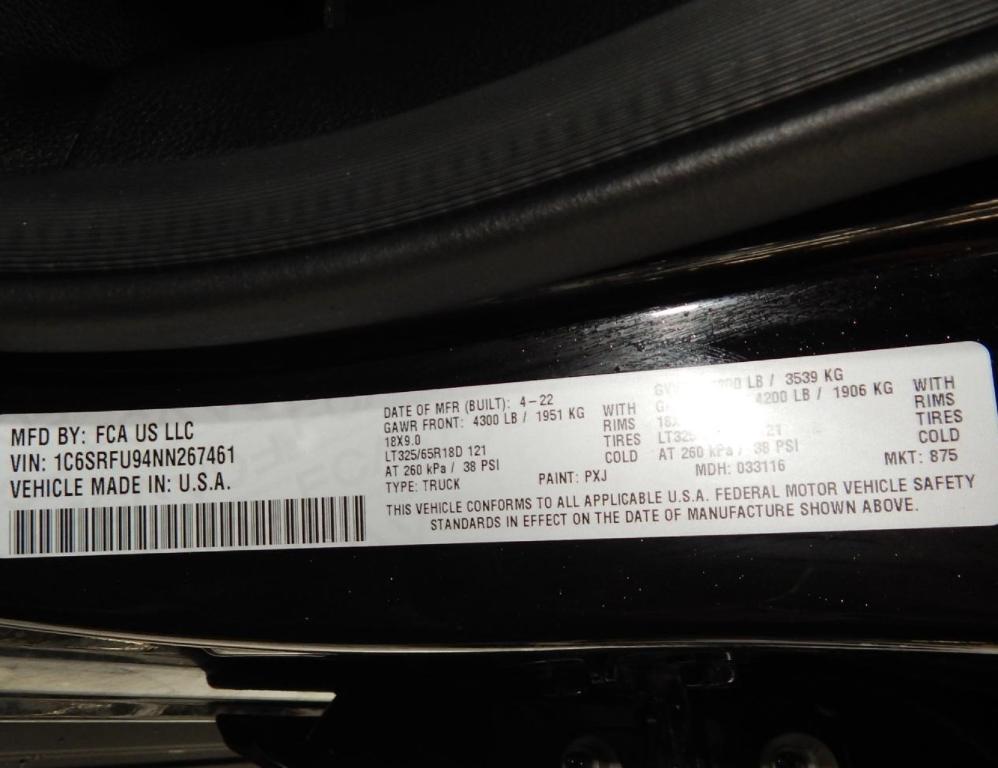 used 2022 Ram 1500 car, priced at $69,998