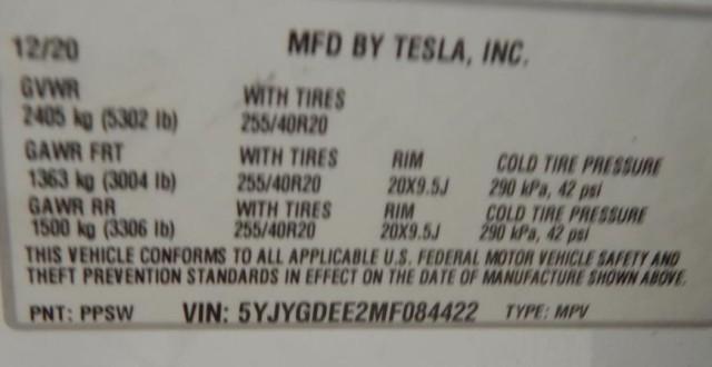 used 2021 Tesla Model Y car, priced at $31,995