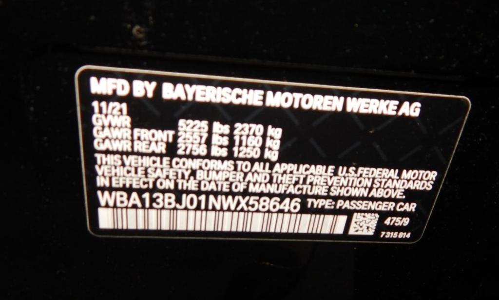 used 2022 BMW 530 car, priced at $29,995