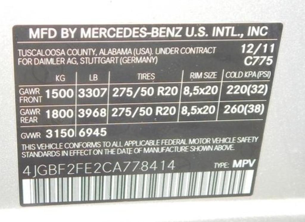 used 2012 Mercedes-Benz GL-Class car, priced at $9,795