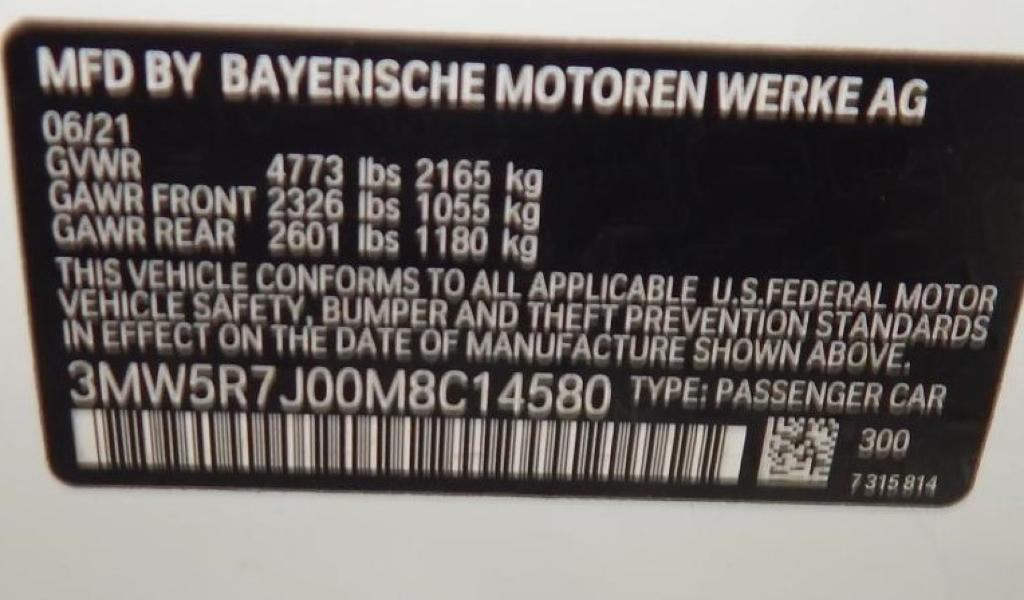 used 2021 BMW 330 car, priced at $18,995
