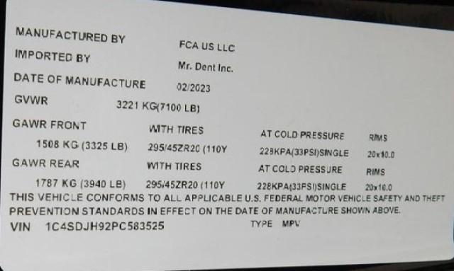 used 2023 Dodge Durango car, priced at $65,998