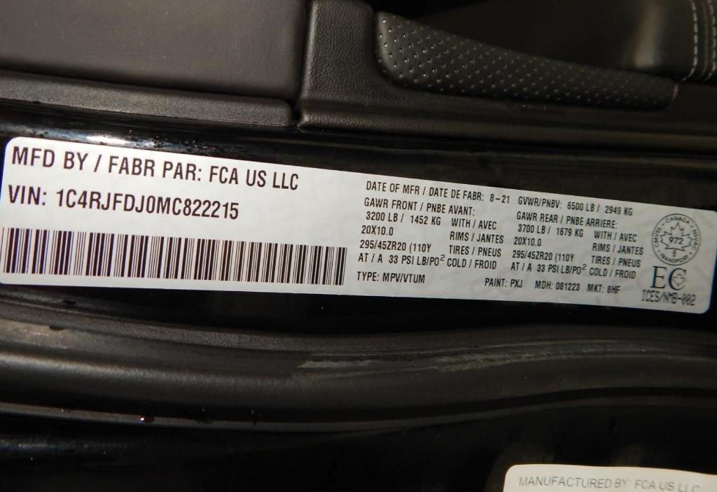 used 2021 Jeep Grand Cherokee car, priced at $50,985