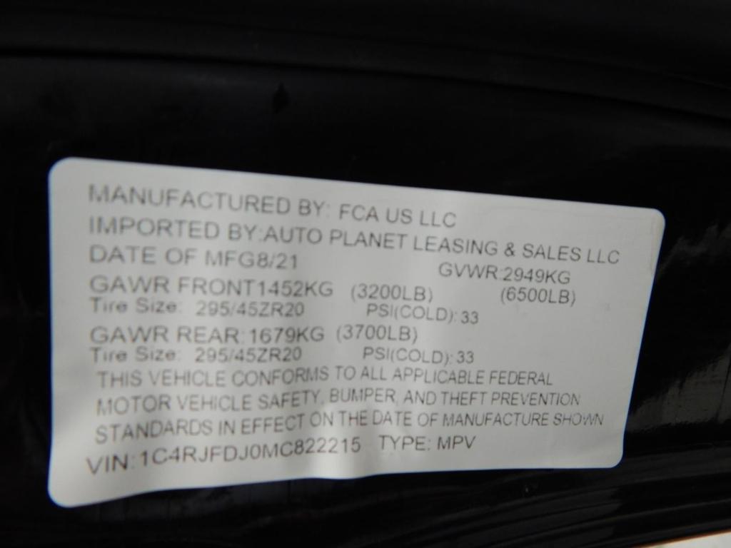 used 2021 Jeep Grand Cherokee car, priced at $50,985
