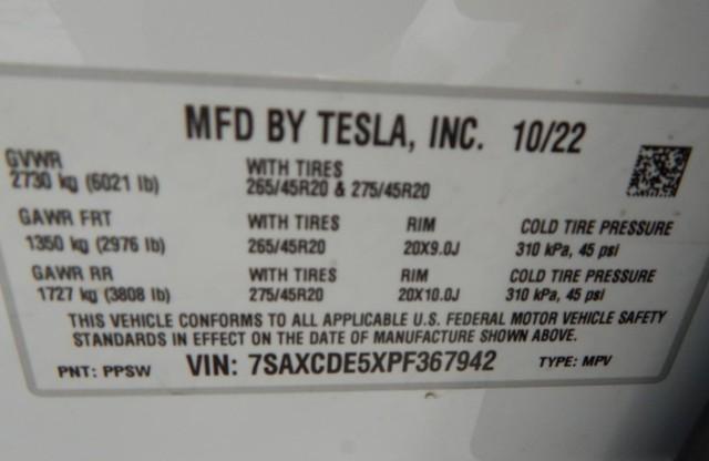 used 2023 Tesla Model X car, priced at $48,621