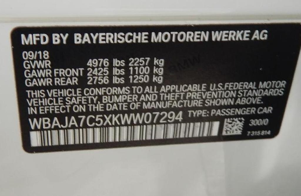 used 2019 BMW 530 car, priced at $25,895