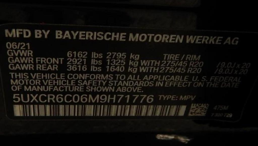 used 2021 BMW X5 car, priced at $42,995