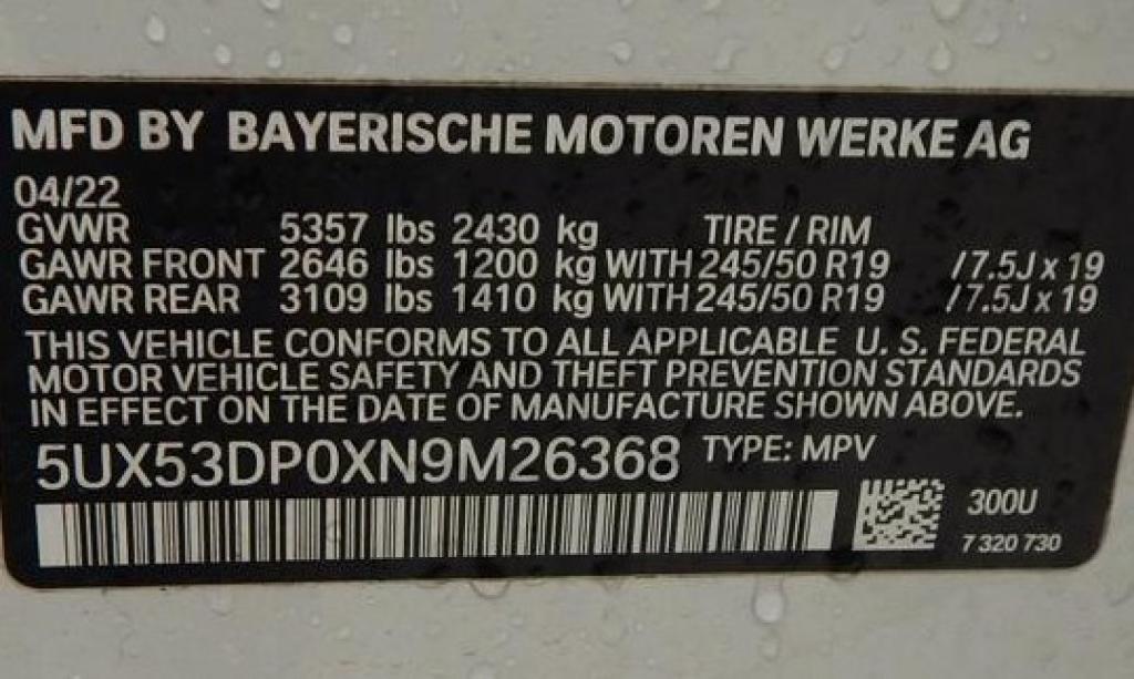 used 2022 BMW X3 car, priced at $29,995
