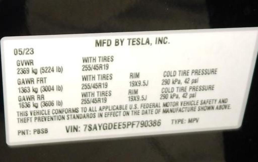 used 2023 Tesla Model Y car, priced at $34,795