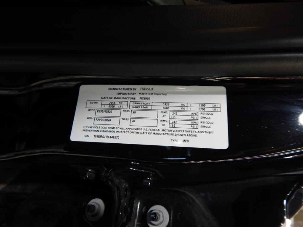 used 2020 Jeep Grand Cherokee car, priced at $46,995