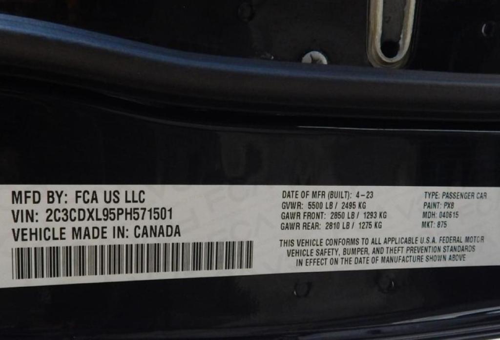 used 2023 Dodge Charger car, priced at $72,595