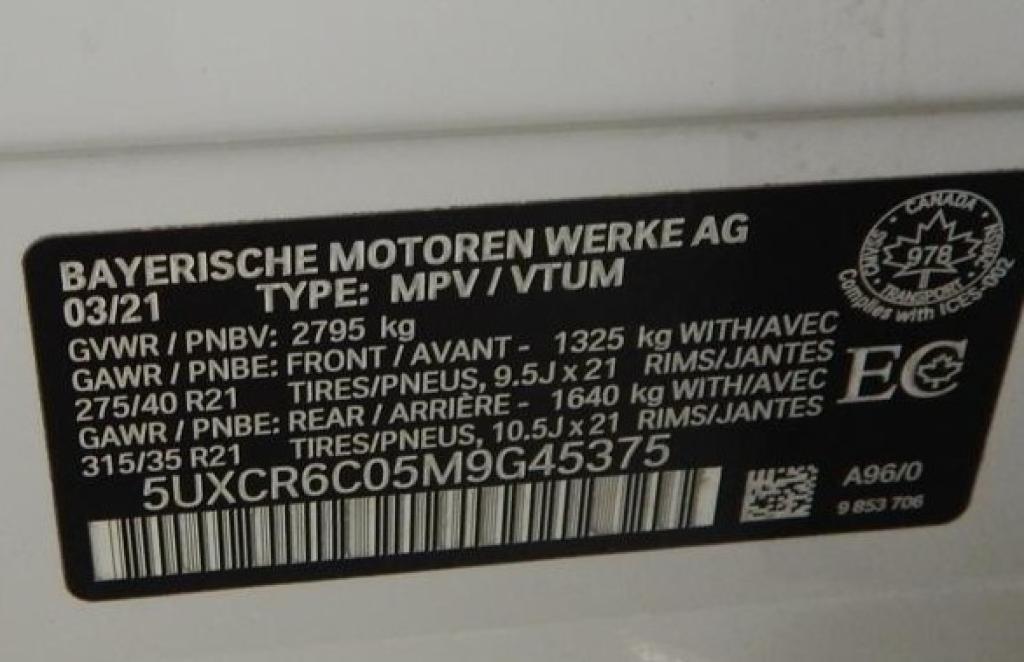 used 2021 BMW X5 car, priced at $39,885