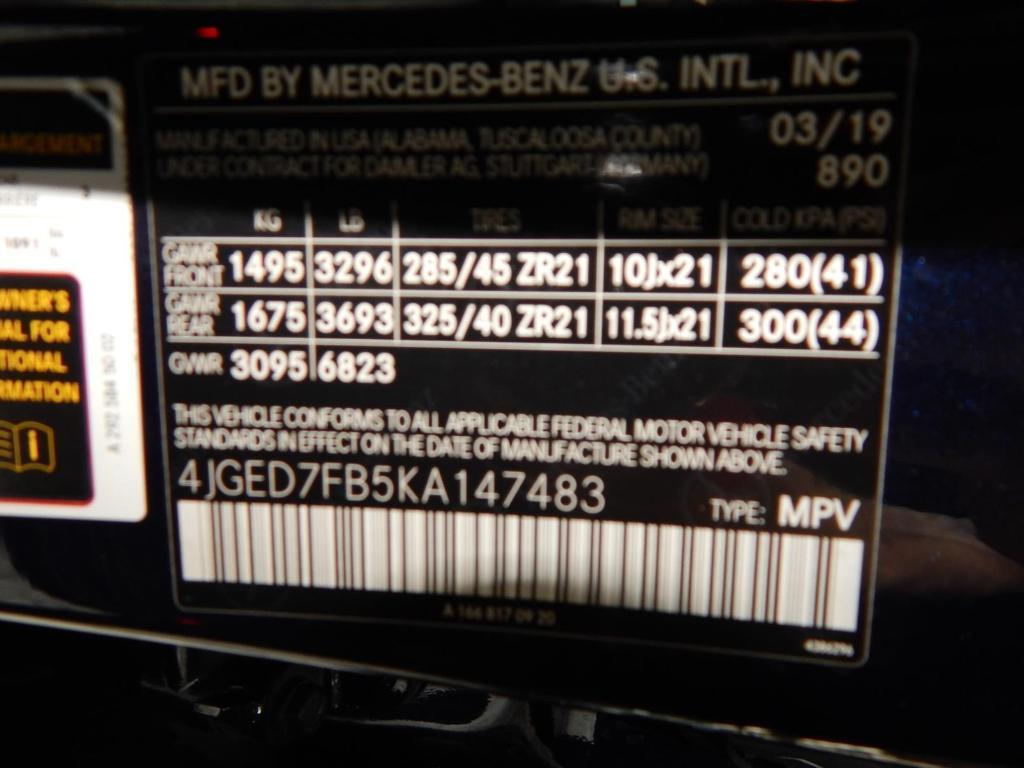 used 2019 Mercedes-Benz AMG GLE 63 car, priced at $43,995