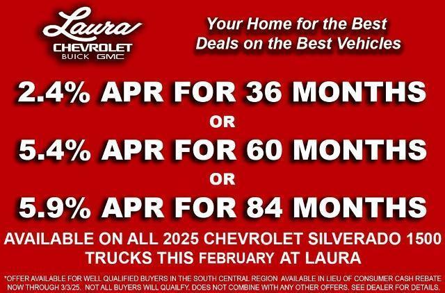 new 2025 Chevrolet Silverado 1500 car, priced at $35,957