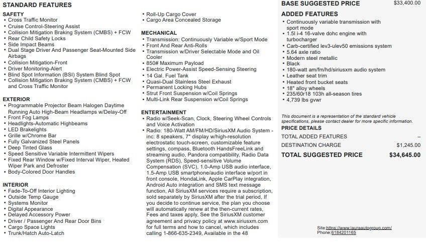 used 2022 Honda CR-V car, priced at $28,995