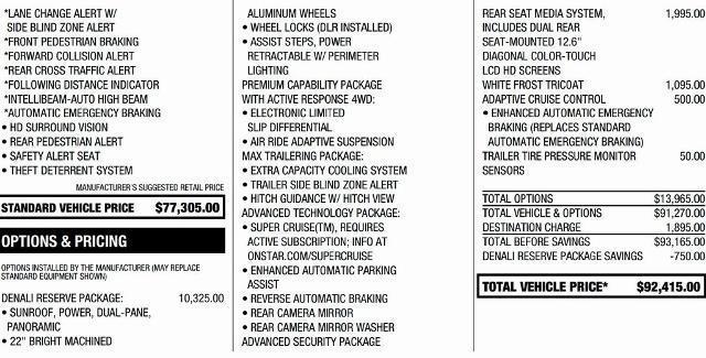 used 2023 GMC Yukon car, priced at $68,995