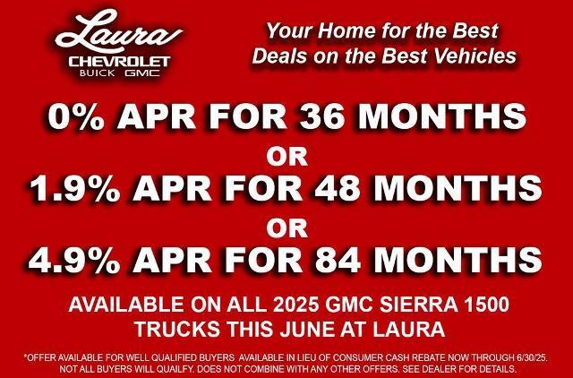 new 2025 GMC Sierra 1500 car, priced at $64,412